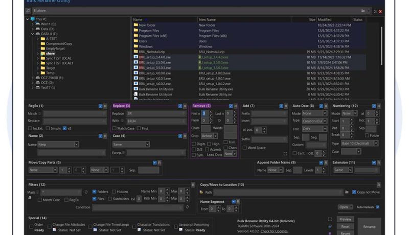 Rename Banyak File Menggunakan Bulk Rename Utility